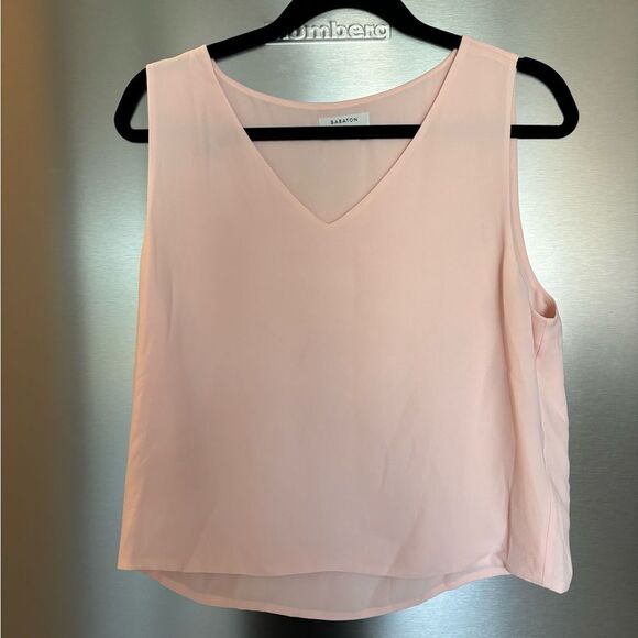 (LAST CALL) Aritzia Babaton Murphy Blouse Cropped Tank Top - Picture 2 of 6